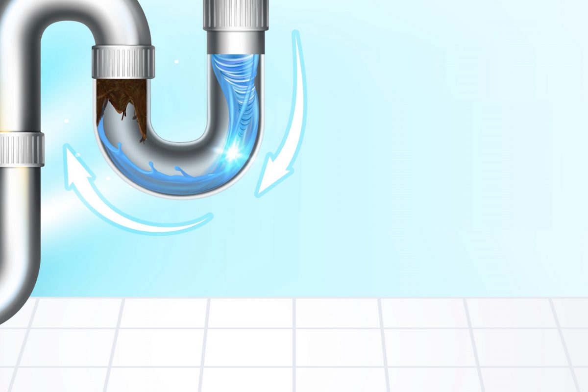 "Illustration nach einer effektiven Rohrbruch Reparatur mit klaren Wasserflüssen in Nürnberg"